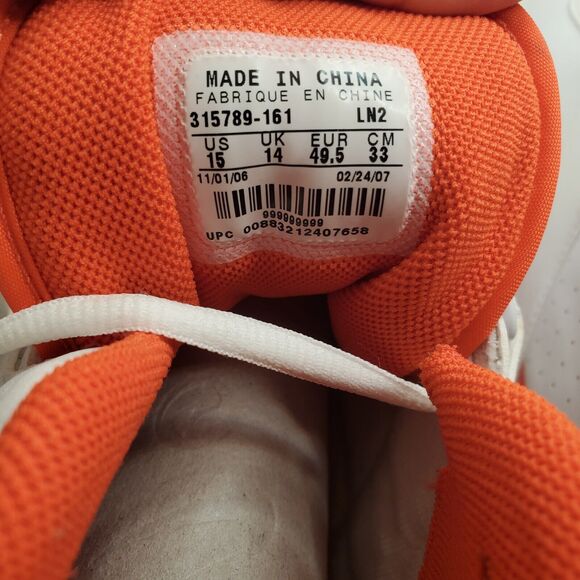 New Nike Blade Shark Orange/White Football Cleats Men’s Size 15 315789-161 main image 10